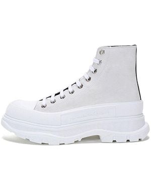McQueen Tread Slick Boots - White