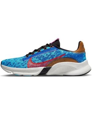 Nike Superrep Go 3 Next Nature Flyknit 'Game Royal Picante' - Blue
