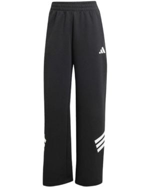 adidas (Wmns) Future Icons 3-Stripes Open-Hem Trousers - Black