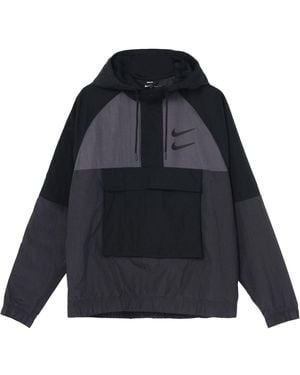 Nike As Nsw Swoosh Jkt Wvn Nfs Casual Sports Woven Jacket Autumn - Blue