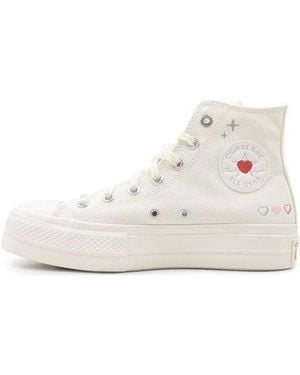 Converse (Wmns) Chuck Taylor All Star Lift Platform Y2K Heart High Top Fever Dream' - White