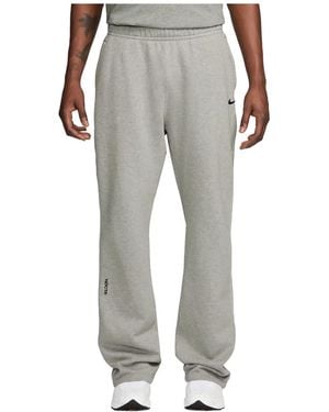 Nike X Nocta Cardinal Stock Open Hem Fleece Pant - Grey