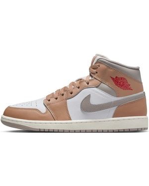 Nike 1 Mid 'Rattan College' - Brown