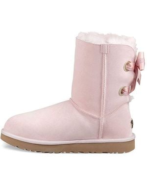 UGG (Wmns) Customizable Bailey Bow Short Fleece Lined - Pink