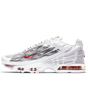 nike tn 3 white red