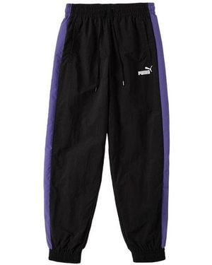 PUMA Panel Woven Trousers - Black