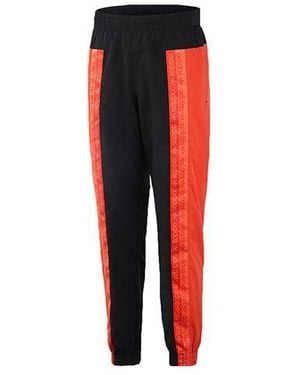 adidas Originals Splicing Casual Bundle Feet Sports Pants - Red
