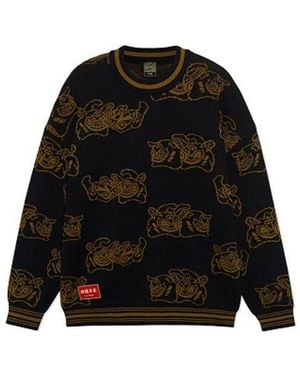 Li-ning Rijindoujin Graphic Crew Neck Jumper - Black