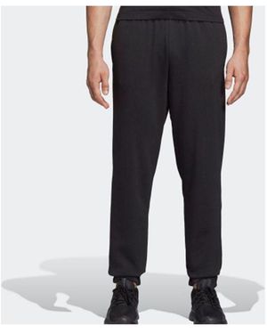 adidas Neo Essentials Linear Tapered Logo Knit Long Trousers - Blue