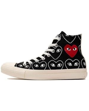 Converse X Comme Des Garcons Play Chuck 70 Hi Heart Print 1Cl704 - Black