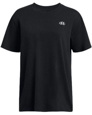 Under Armour (Wmns) Heavyweight Embroidered Patch T-Shirt - Black