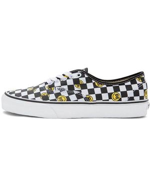 Vans Wallpaper Authentic Smiley - Blue