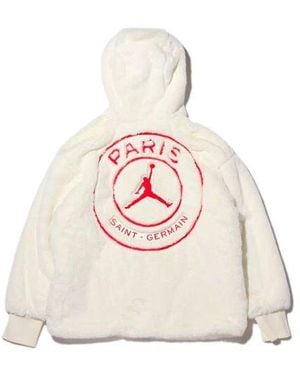 Nike (Wmns) Brand As Wj Psg Paris Saint-Germain Fur Jacket - White
