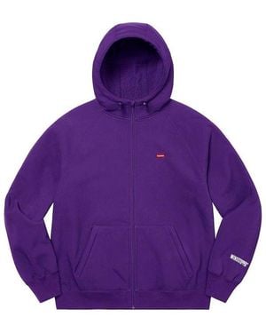 Supreme X Gore-Tex Windstopper Zip Up Hooded Sweatshirt - Purple