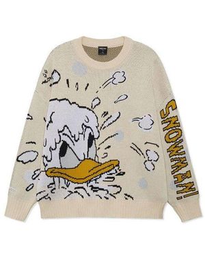 Li-ning X Disney Graphic Crew Neck Jumper - Grey