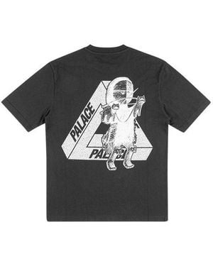 Palace U Figure Back Printing Short Sleeve - Black