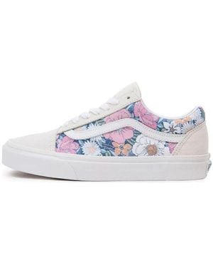 Vans Retro Floral Old Skool - Blue
