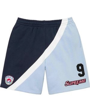 Supreme Equpe Sweatshorts - Blue