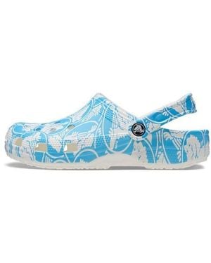 Crocs™ Classic Duke Print Clogs - Blue