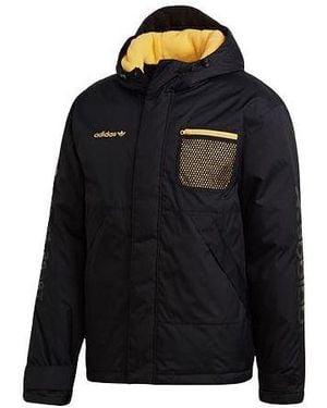 adidas Originals Adv 2In1 Jkt Stay Warm Detachable Vest Reflective Hooded Down Jacket - Black
