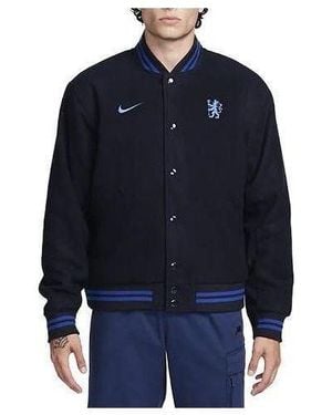Nike Chelsea Fc Football Varsity Jacket - Blue
