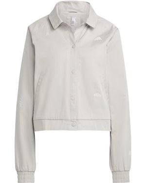 adidas (Wmns) Track Top With Healing Crystals Inspired Graphics - White