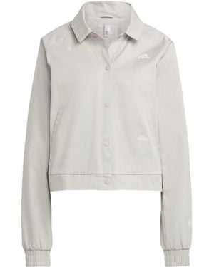 adidas (Wmns) Track Top With Healing Crystals Inspired Graphics - White