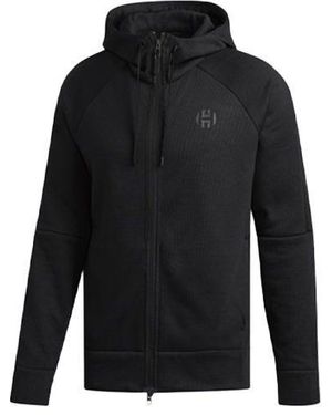 adidas Hrdn Cml Shter Basketball Sports Hooded Jacket - Black