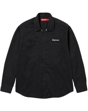 Supreme X American Psycho Work Shirts - Black