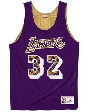 Mitchell & Ness X Nba Lakers 1992 Reversible Mesh Jersey 'Magic Johnson 32' - Purple