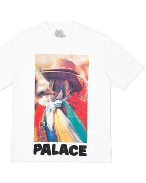 Palace Stoggie Chest Back Printing Short Sleeve - White