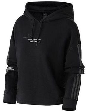 adidas (Wmns) Neo Casual Round Neck Long Sleeves Pullover - Black