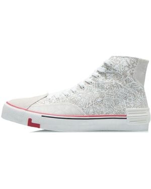 Li-ning Weiwu Canvas Hi Shoes - White