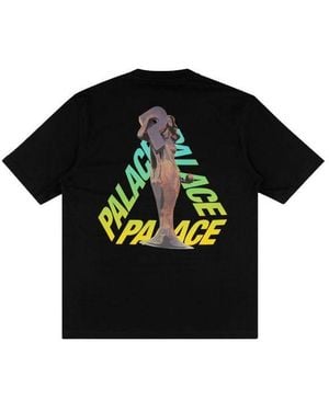 Palace Rolls P3 Back Logo Gradient Large Triangle Printing Short Sleeve - Black