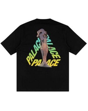 Palace Rolls P3 Back Logo Gradient Large Triangle Printing Short Sleeve - Black