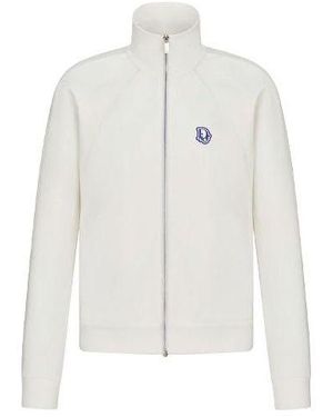 Dior Fw21 Knit Sports Jacket - White