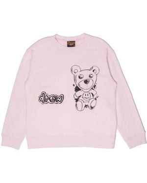 Drew House Theodore Sketch Crewneck Sweatshirt 'Pale' - Pink