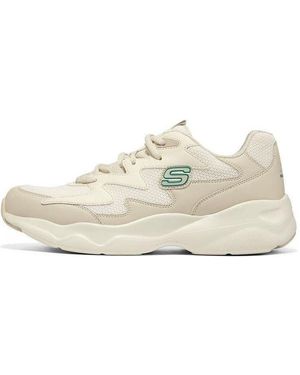 Skechers D Lites Airy Low-Top Running Shoes - Natural