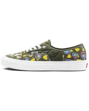 Vans Unisexauthentic 44 Dx Anaheim Low-Top Casual Canvas Shoes - Green