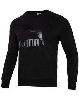 PUMA Classics Logo Crew Neck Jumper - Black