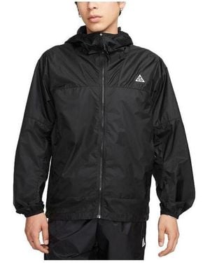 Nike Acg Therma-Fit Adv Rope De Dope Full-Length Zipped Jacket - Black