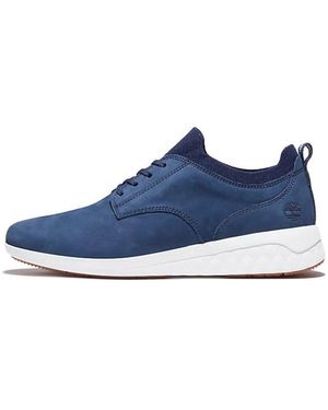 Timberland (Wmns) Bradstreet Ultra Leather Oxford Sneakers - Blue
