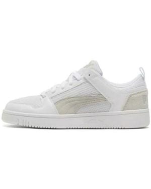 PUMA Rebound Layup Lo Mesh - White
