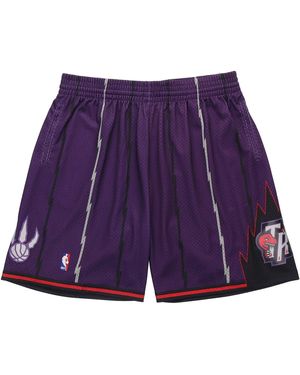 Mitchell & Ness Nba Swingman Shorts Toronto Raptors Road 1998-99 'Dark' - Purple