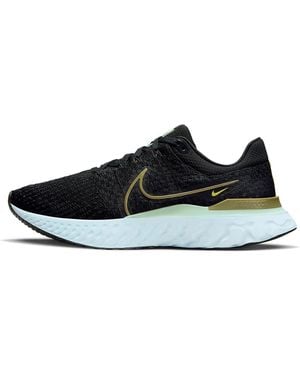Nike React Infinity Run Flyknit 3 'Night Forest Enamel' - Black