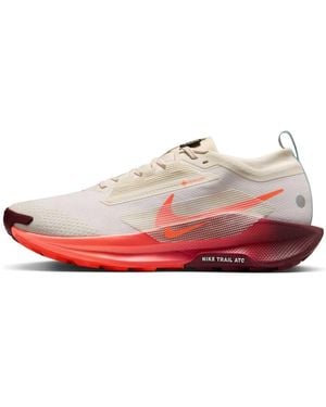 Nike React Pegasus Trail 5 Gore-Tex 'Sail Glacier Dark Team Hyper Crimson' - Red