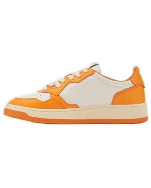 Autry Medalist Low Bicolour - Orange