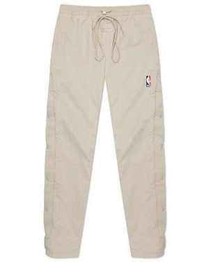 Nike X Fear Of God X Nba Crossover Side Solid Colour Sports Trousers - Natural