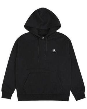 Converse (Wmns) Embroidered Star Chevron Pullover - Black