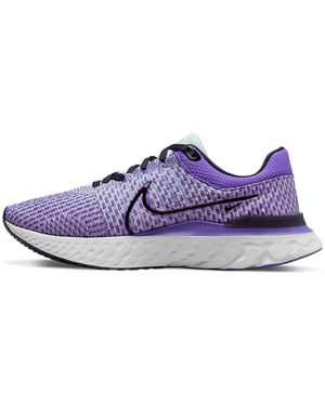 Nike React Infinity Run Flyknit 3 'Pure Platinum Psychic' - Purple